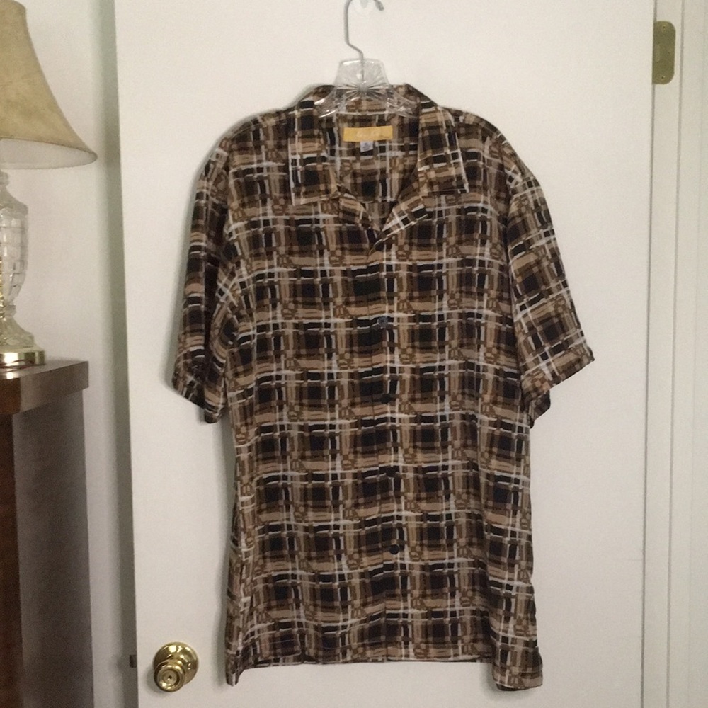 SILVER SILK CASUAL | MENS PLAID SHIRT
